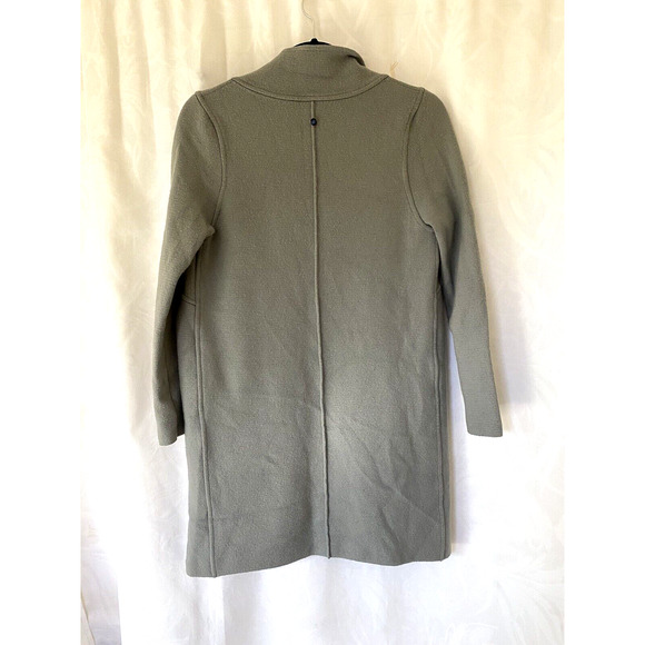 CA'VAGAN Knit Wool Cardigan Sweater Long Sleeves Gray Open Front Pockets… - Picture 2 of 6